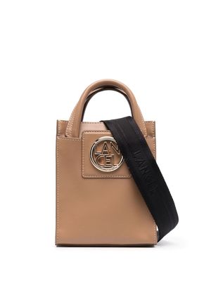 Lancel mini sac cabas Roxane - Marron