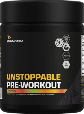 Dedicated Nutrition Unstoppable Pre-workout Tropical (420 g)