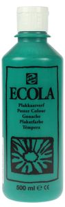 Talens Ecola plakkaatverf flacon van 500 ml, donkergroen