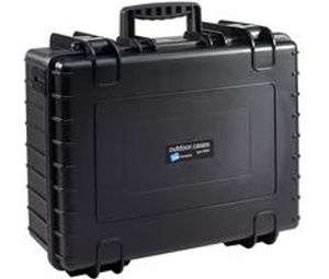 B&W outdoor.cases type 6000 zwart + verdeler