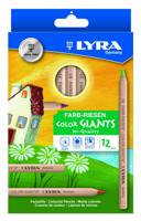 Kleurpotlood lyra color giants nature 12 kleuren