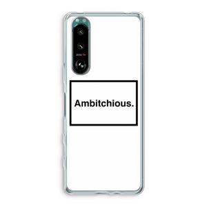 Ambitchious: Sony Xperia 5 III Transparant Hoesje