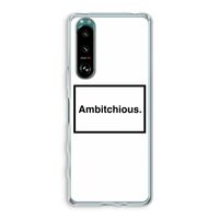 Ambitchious: Sony Xperia 5 III Transparant Hoesje