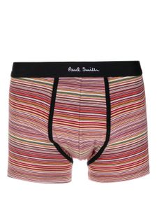 Paul Smith boxer à rayures - Rouge