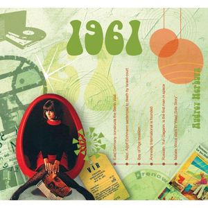 Verjaardag CD-kaart met jaartal 1961   -