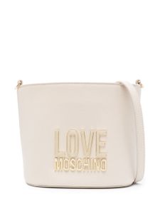 Love Moschino sac seau à logo lettre - Tons neutres