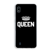 Queen zwart: Samsung Galaxy A10 Transparant Hoesje
