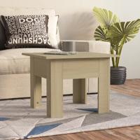 Salontafel 55x55x42 cm bewerkt hout sonoma eikenkleurig