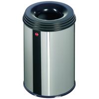 Hailo 0915-022 profiline safe m prullenbak 14l rvs/zwart