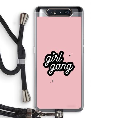 Girl Gang: Samsung Galaxy A80 Transparant Hoesje met koord