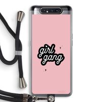 Girl Gang: Samsung Galaxy A80 Transparant Hoesje met koord