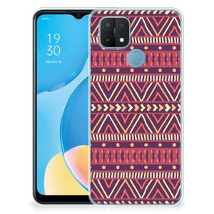 OPPO A15 TPU bumper Aztec Paars