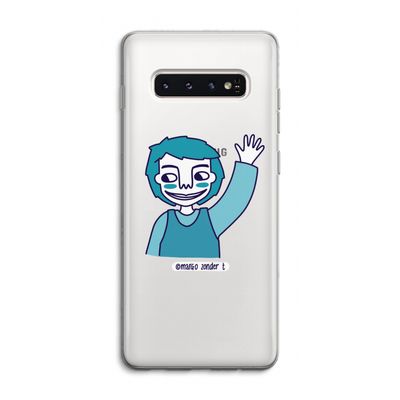 Zwaai: Samsung Galaxy S10 4G Transparant Hoesje