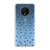 Kleine kattenkopjes: OnePlus 7T Transparant Hoesje