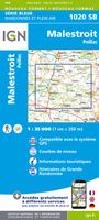 Wandelkaart - Topografische kaart 1020SB Malestroit - Peillac | IGN - Institut Géographique National - thumbnail