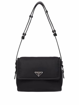 Prada sac porté épaule Traveller petit format - Noir