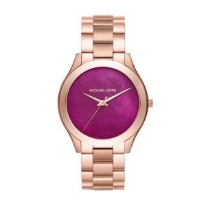 Michael Kors Dames MK3550 Slim Runway Rose-Tone roestvrij stalen horloge