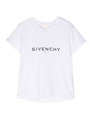 Givenchy Kids t-shirt en coton à logo imprimé - Blanc
