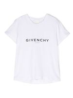 Givenchy Kids t-shirt en coton à logo imprimé - Blanc