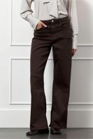 Studio Anneloes Lexie Col Denim Trousers 13299 Regular Fit 8700 Espresso