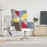Relaxstoel patchwork stof