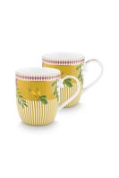 Pip Studio La Majorelle Set/2 Mokken Klein Geel