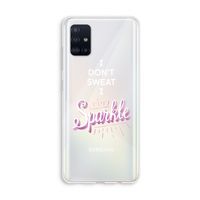 Sparkle quote: Galaxy A51 4G Transparant Hoesje