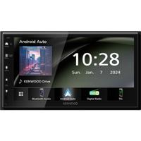 Kenwood Autoradio met scherm dubbel DIN Android Auto, Apple CarPlay, Aansluiting voor achteruitrijcamera, DAB+ tuner, Bluetooth handsfree Kenwood Autoradio met scherm dubbel DIN Android Auto, Apple CarPlay, Aansluiting voor achteruitrijcamera, DAB+ tuner, Bluetooth handsfree
