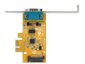 Delock 90293 PCI Express x1-kaart naar 1 x serieel met spanningsvoorziening ESD-bescherming