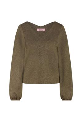 Claudina sparkle top - gold - 13327