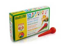 ÖkoNORM Waskrijtjes pin kleur - 12 stuks ÖkoNORM Waskrijtjes pin kleur - 12 stuks