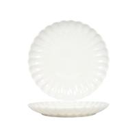 Ontbijtbord Ø19,5cm Flower Off White Doos A 6 Stuks