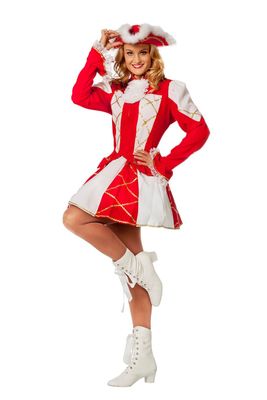 Dansmarieke bi-stretch, rood