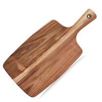 Zeller Acacia houten snijplank met handvat - 42 x 19 cm - Keuken - Snijplanken/serveerplank