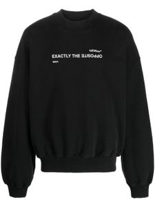 Off-White sweat à slogan imprimé - Noir