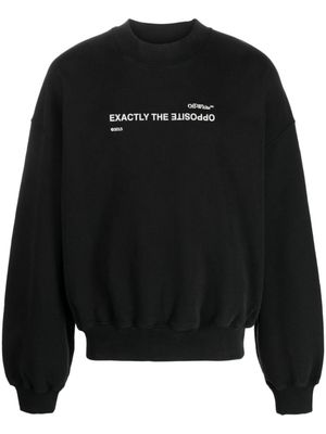 Off-White sweat à slogan imprimé - Noir