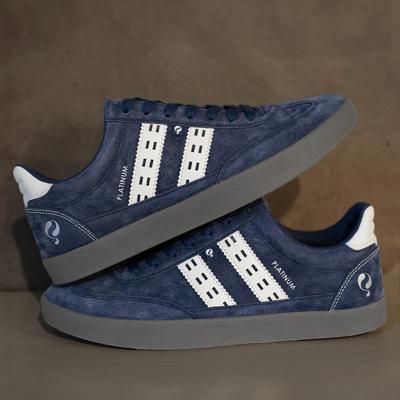 Heren Sneaker Platinum | Blauw/OffWhite/Grijs Heren Sneaker Platinum | Blauw/OffWhite/Grijs
