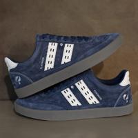 Heren Sneaker Platinum | Blauw/OffWhite/Grijs