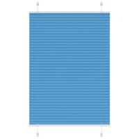 Plissé rolgordijn 90x100 cm stofbreedte 89,4 cm polyester blauw