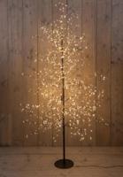 Boom 1500led flash classic warm ip44 trafo hoogte 180 cm zwart - Annas collection