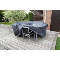 Nature Tuinmeubelafdekhoes voor ronde tafel en stoelen afdekking 6030600 - thumbnail