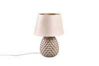Trio Bruine tafellampAriana met taupe kap M - R51531944
