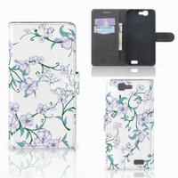 Huawei Ascend G7 Uniek Hoesje Blossom White - thumbnail