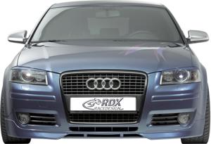Voorspoiler Audi A3 8P Sportback 04- + 3 deurs 2005- (ABS) RDVAU02