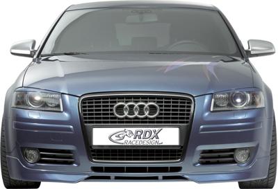 Voorspoiler Audi A3 8P Sportback 04- + 3 deurs 2005- (ABS) RDVAU02