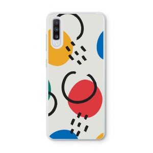 Illustratieve pop 3: Samsung Galaxy A70 Transparant Hoesje