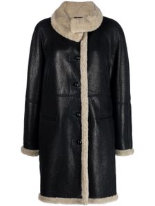 ISABEL MARANT manteau Astana en cuir - Noir