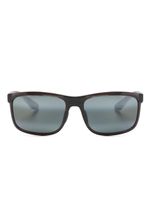 Maui Jim lunettes de soleil Huelo à monture rectangulaire - Gris