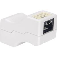 Intellinet Abschließbare Cat6 Inline-Kupplung UTP abschließbar weiß RJ45-inbouwmodule Keystone CAT 3, CAT 4, CAT 5, CAT 5e, CAT 6 - thumbnail