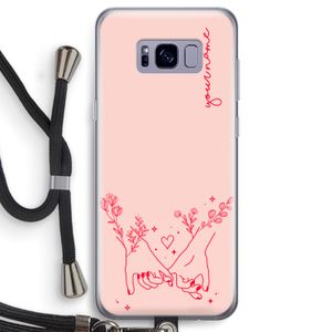 Best Friends: Samsung Galaxy S8 Transparant Hoesje met koord